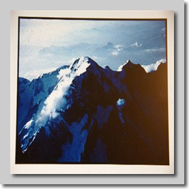 Mont Blanc early morning 1958